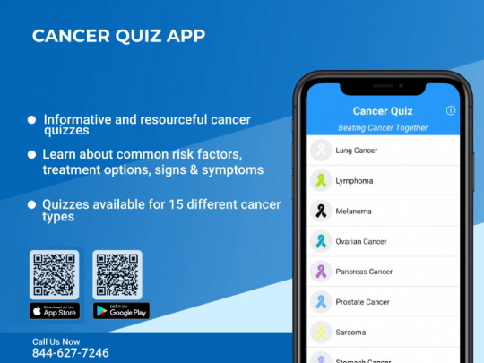New Cancer Quiz Mobile App, Available to Download Now
